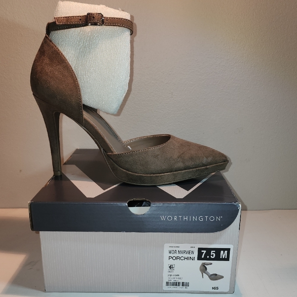 Worthington Taupe Women's Heels